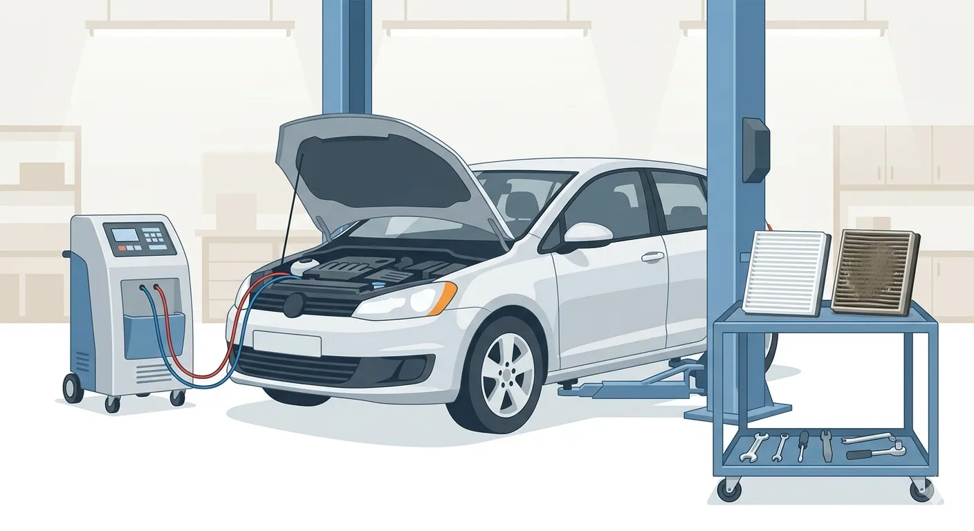 Klimaanlagenservice bei B&G Fahrzeugtechnik München